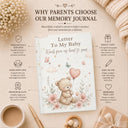 This Letters To My Baby journal is a meaningful keepsake for writing love notes, hopes, dreams, advice, and personal memories your child can treasure one day.