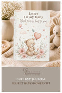 This Letters To My Baby journal is a meaningful keepsake for writing love notes, hopes, dreams, advice, and personal memories your child can treasure one day.