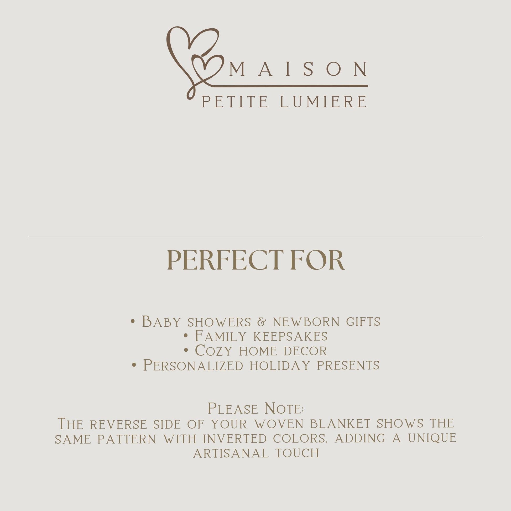 Personalized Bear Blanket with Name • First Birthday Woven • One Year Old Gift • Teddy Moon Design • Heirloom Baby Keepsake Baby Shower Gift