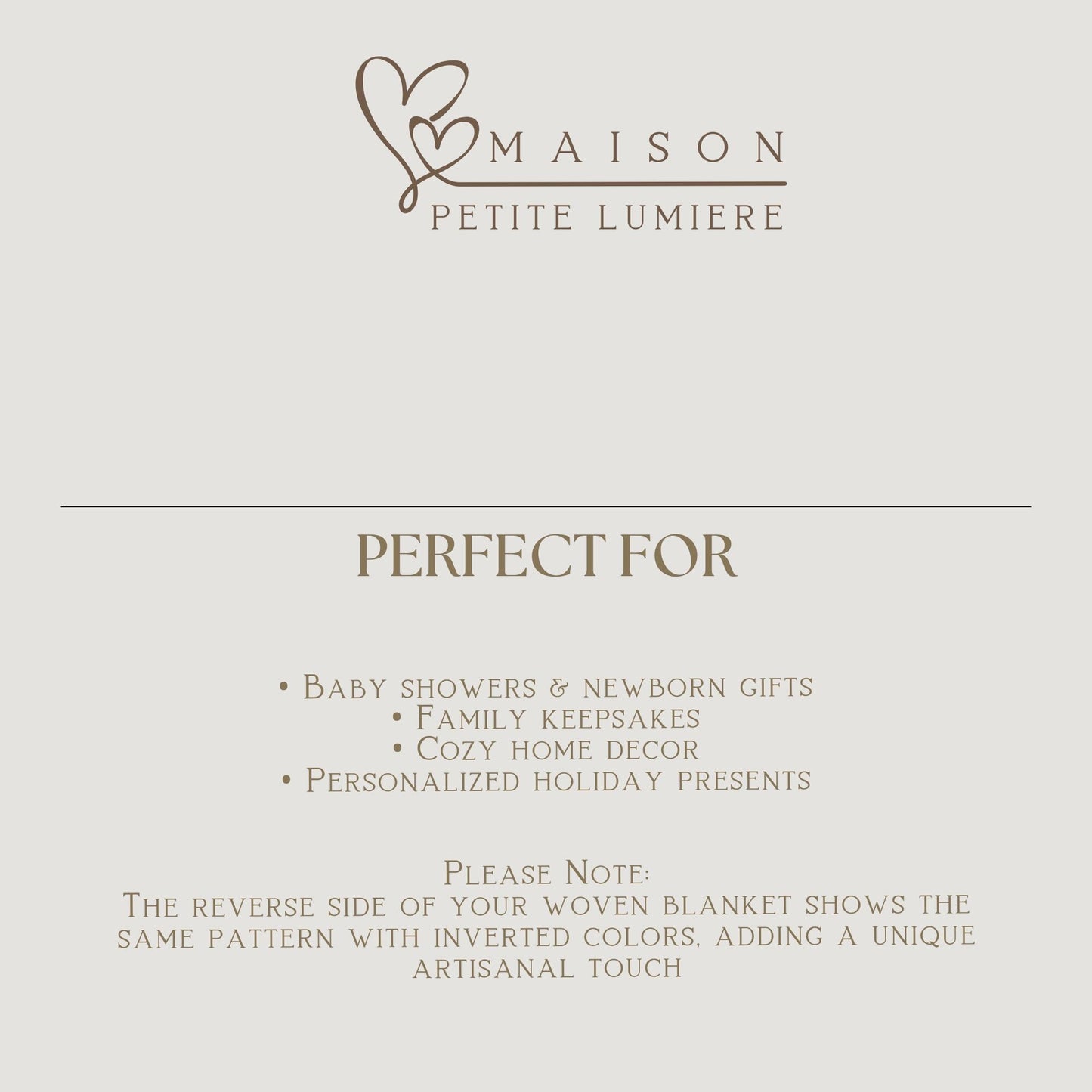 Personalized elephant woven blanket made from 100% cotton. A soft sky-themed nursery design featuring a baby elephant floating with balloons, woven in an embroidered-look finish — custom name and optional birth date included.