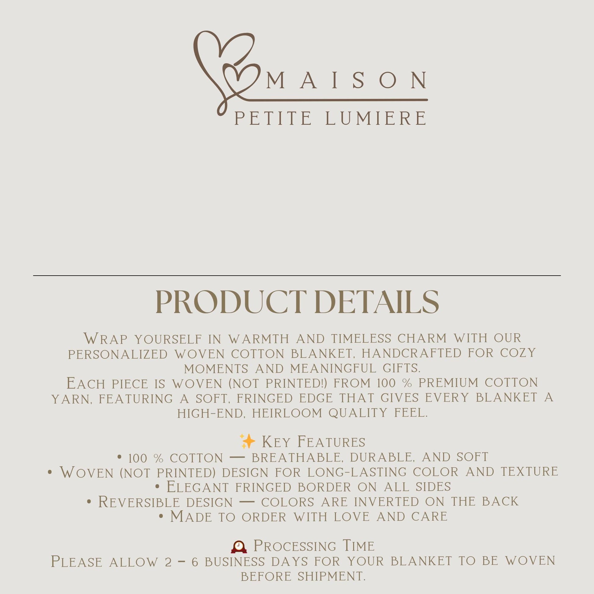 Personalized woven baby blanket featuring a calm mermaid design. Ocean under the sea nursery decor, crafted as a soft cotton tapestry keepsake.