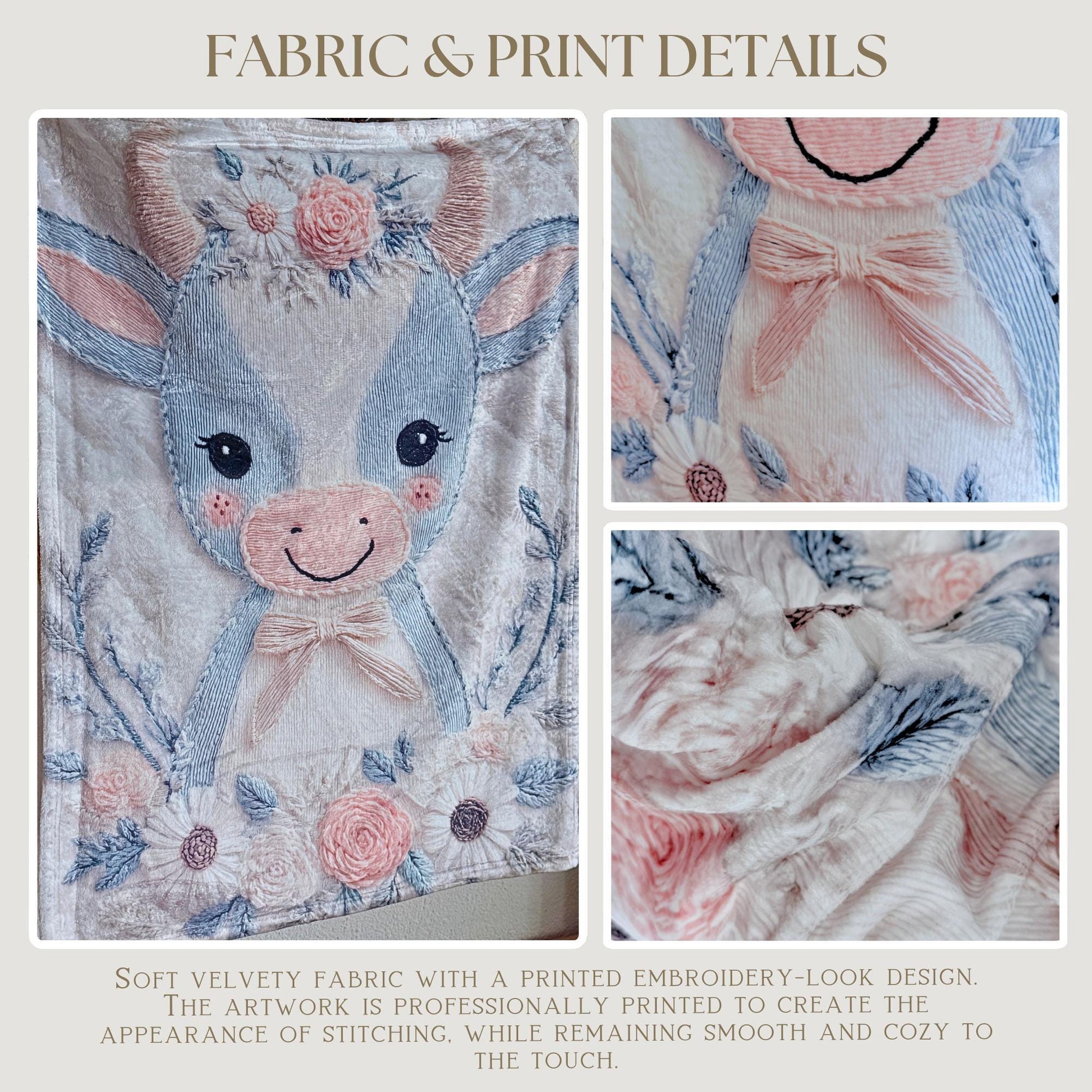 Hedgehog Blanket • Embroidered Look Baby Blanket • Neutral Nursery Decor • Soft Newborn Blanket • Boutique Baby Gift