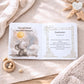 A personalized safari bedtime book featuring your child’s name. Gentle rhymes with elephant & lion — a meaningful baby shower or birthday gift.