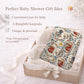 Embroidery Look farm baby blanket in embroidered quilt look. Tractor, barn and sheep design for neutral nursery decor and baby gift.
