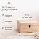 This newborn keepsake box is designed to hold your baby’s most treasured memories. A meaningful gift that helps parents keep every special moments in one place.