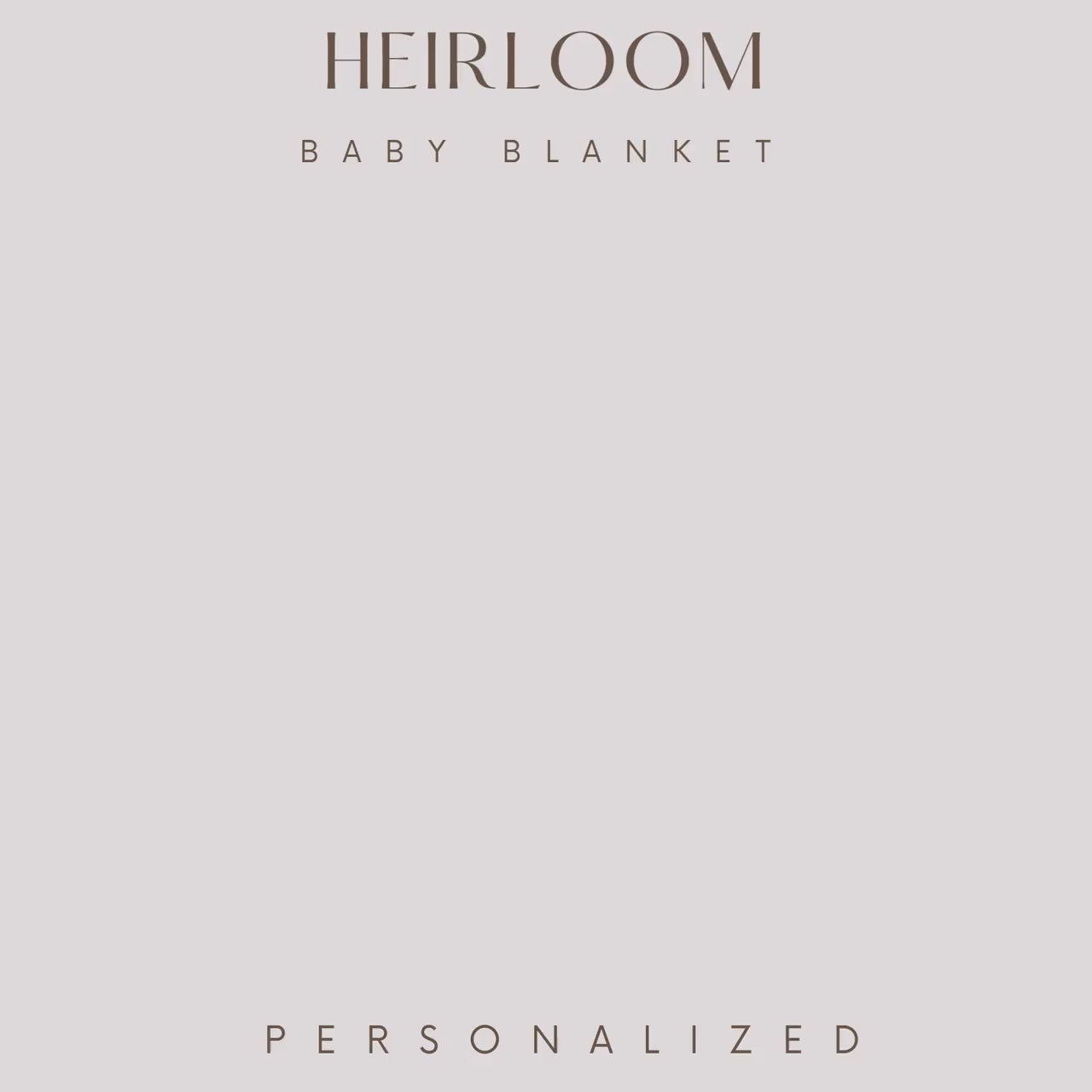 Personalized Baby Blanket with Name • Easter Bunny Patchwork Quilt Look • Neutral Nursery Decor Baby Gift Newborn or Baptism